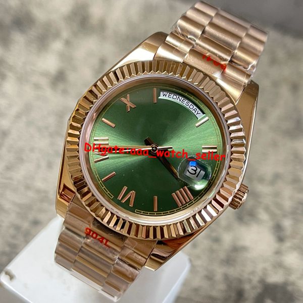 real u1 version luxury mens watches 40mm day-d 228235 olive green dial rose gold case 2 end links presidential bracelet automatic movement s, Slivery;brown
real u1 version luxury mens watches 40mm day-d 228235 olive green dial rose gold case 2 end links presidential bracelet automatic movement s, Slivery;brown