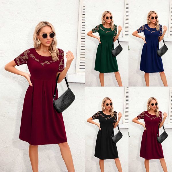 2023 hollow lace casual vacation commuting dress women's clothing dresses woman active, Black;gray
2023 hollow lace casual vacation commuting dress women's clothing dresses woman active, Black;gray