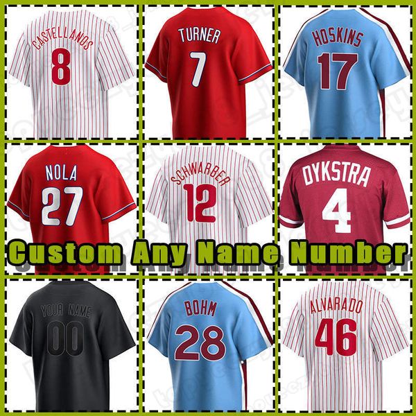 7 trea turner 3 bryce baseball jersey harper brandon marsh ranger suarez phillies rhys hoskins kyle schwarber zack wheeler nick castellanos, Blue;black
7 trea turner 3 bryce baseball jersey harper brandon marsh ranger suarez phillies rhys hoskins kyle schwarber zack wheeler nick castellanos, Blue;black
