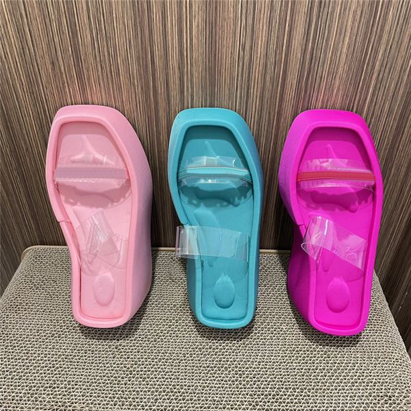 wang platform pvc crystal sandals designer slippers fuchsia pink blue womens shoes summer beach slides outdoor luxurys flats women fashion s, Black
wang platform pvc crystal sandals designer slippers fuchsia pink blue womens shoes summer beach slides outdoor luxurys flats women fashion s, Black