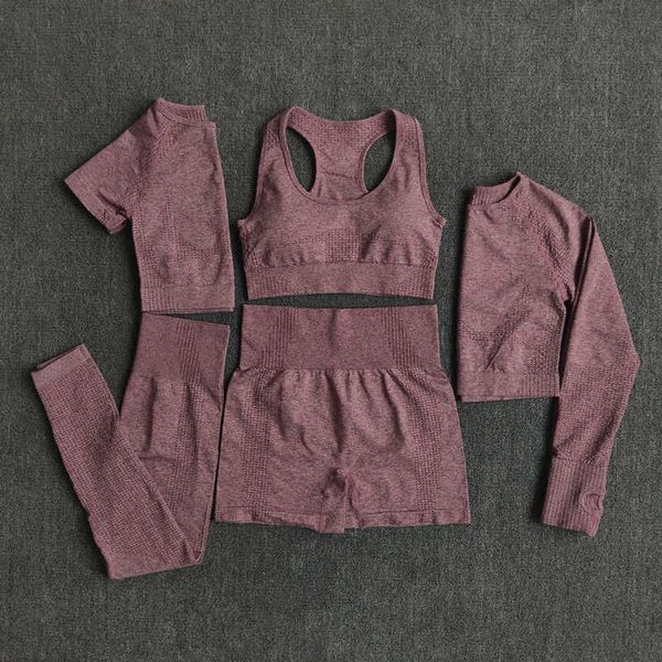 women's tracksuits seamless women yoga set workout sportswear gym clothing fitness long sleeve crop high waist leggings sports suits, Gray
women's tracksuits seamless women yoga set workout sportswear gym clothing fitness long sleeve crop high waist leggings sports suits, Gray