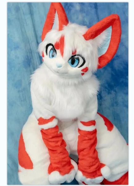 husky dog fox medium length fur mascot costume walking halloween christmas suit role playing stage performance costume, Red;yellow
husky dog fox medium length fur mascot costume walking halloween christmas suit role playing stage performance costume, Red;yellow
