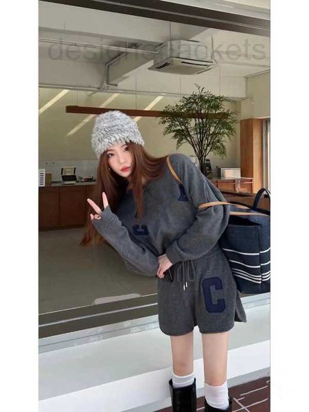 women's two piece pants designer high end autumn/winter fashion lazy style loose silhouette design round neck wool set a4zh, White
women's two piece pants designer high end autumn/winter fashion lazy style loose silhouette design round neck wool set a4zh, White