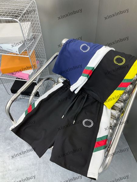 xinxinbuy men women designer shorts pant panelled double letter embroidery pattern spring summer white black blue green s-xl
xinxinbuy men women designer shorts pant panelled double letter embroidery pattern spring summer white black blue green s-xl