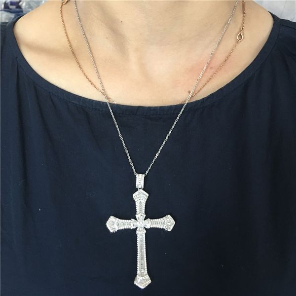 vecalon vintage long cross pendant 925 sterling silver aaaaa cz stone wedding cross pendant necklace for women men party jewelry
vecalon vintage long cross pendant 925 sterling silver aaaaa cz stone wedding cross pendant necklace for women men party jewelry