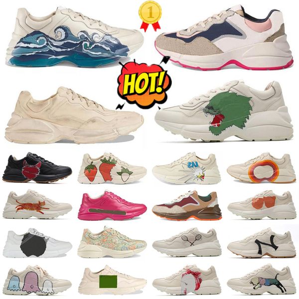 rhyton beige shoes for casual mens women fashion designer starwberry vintage multicolor platform tennis mouse mouth trainers sneakers shoe s, Black
rhyton beige shoes for casual mens women fashion designer starwberry vintage multicolor platform tennis mouse mouth trainers sneakers shoe s, Black