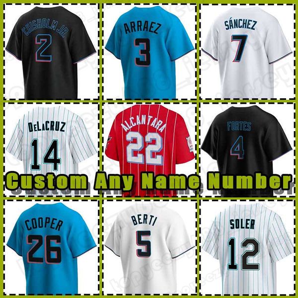 4 nick fortes baseball jerseys 14 bryan de la cruz 2 jazz chisholm jr. miami jorge soler luis arraez sandy alcantara marlins avisail garcia, Blue;black
4 nick fortes baseball jerseys 14 bryan de la cruz 2 jazz chisholm jr. miami jorge soler luis arraez sandy alcantara marlins avisail garcia, Blue;black