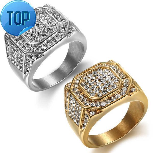 hip hop gold silver plated stainless steel full diamond crystal luxury rings jewelry for man
hip hop gold silver plated stainless steel full diamond crystal luxury rings jewelry for man
