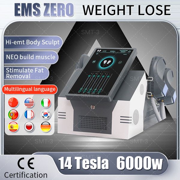 

2023 popular EMSzero Neo 14Tesla 6000W Nova EMS HI-EMT Body Sculpt Muscle Machine Weight Electromagnetic slimming Dls-Emslim