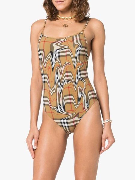 designer classical swimsuit for women girls one-piece with stripe print retro swimwear bathing suits, White;black
designer classical swimsuit for women girls one-piece with stripe print retro swimwear bathing suits, White;black
