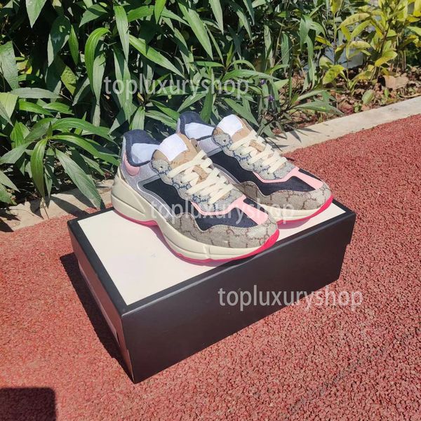 rhyton sneakers designer casual shoes multicolor beige men trainers vintage luxury chaussures ladies ggity leather letter sneaker size 35-45, Black
rhyton sneakers designer casual shoes multicolor beige men trainers vintage luxury chaussures ladies ggity leather letter sneaker size 35-45, Black