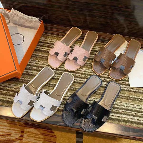 2023 designer women slippers genuine leather sandals summer flat flip flops crocodile skin slides ladies beach sandal luxury party wedding n, Black
2023 designer women slippers genuine leather sandals summer flat flip flops crocodile skin slides ladies beach sandal luxury party wedding n, Black