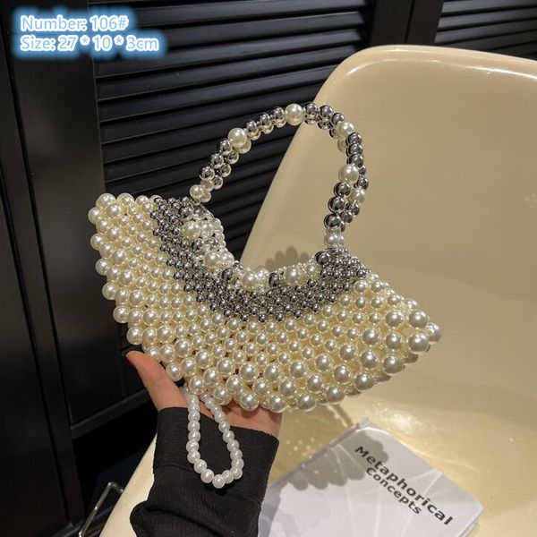 Factory wholesale ladies shoulder bags elegant atmosphere fan fashion dinner bag personalized Joker beaded handbag hand hollowed out Pearl fan handbags, White-106#
Factory wholesale ladies shoulder bags elegant atmosphere fan fashion dinner bag personalized Joker beaded handbag hand hollowed out Pearl fan handbags, White-106#