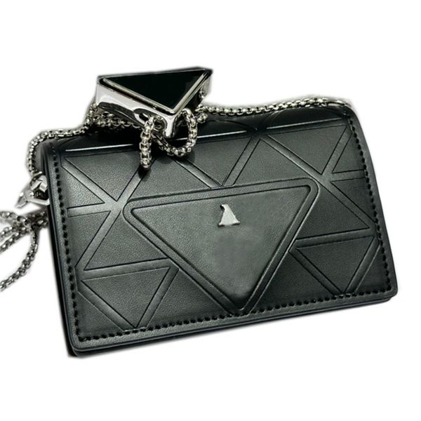 calfskin leather women designer waist bag triangle pattern fanny pack adjustable silver enameled metal chain cross body mini coin purse clut
calfskin leather women designer waist bag triangle pattern fanny pack adjustable silver enameled metal chain cross body mini coin purse clut