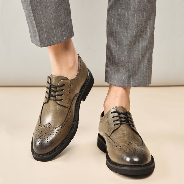 derby shoes men business leisure party party party daily vintage carving lace up business wedding groom dress brogue shoes, Black
derby shoes men business leisure party party party daily vintage carving lace up business wedding groom dress brogue shoes, Black