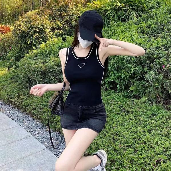 womens tank r knits shirts embroidery knitted vest sleeveless breathable ladies solid bra vests fashion women clothes yoga tanks, White
womens tank r knits shirts embroidery knitted vest sleeveless breathable ladies solid bra vests fashion women clothes yoga tanks, White