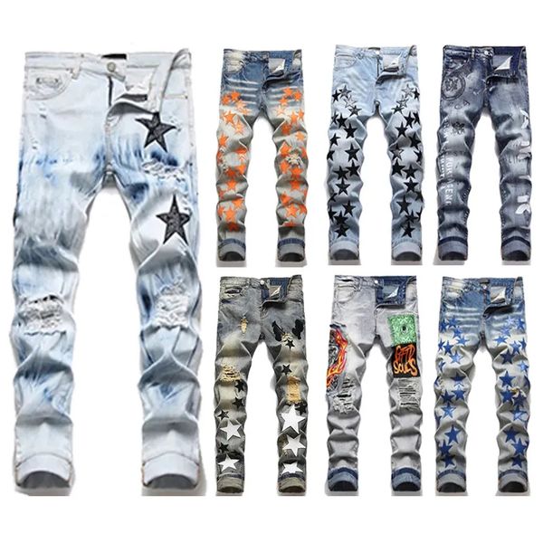 designer jeans no rips skinny purple jeans for men ripped mens pants with holes denim man straight leg slim fit zipper fashion hip hop biker, Blue
designer jeans no rips skinny purple jeans for men ripped mens pants with holes denim man straight leg slim fit zipper fashion hip hop biker, Blue
