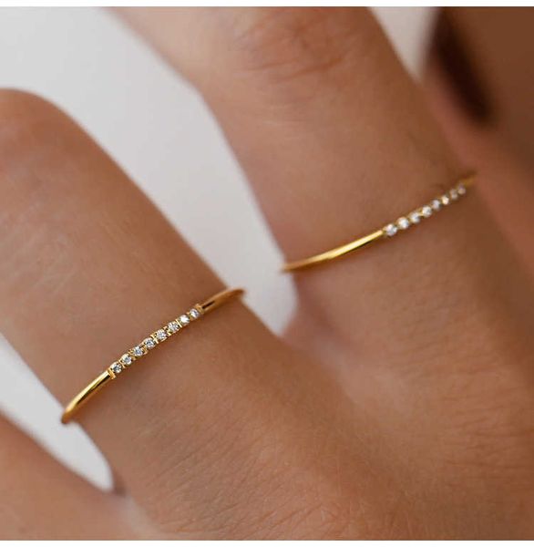 ring elegant girl gift jewelry gold women's stainless steel 2023 fashion plated luxury with diamond simple 18k chain copper pf, Silver
ring elegant girl gift jewelry gold women's stainless steel 2023 fashion plated luxury with diamond simple 18k chain copper pf, Silver