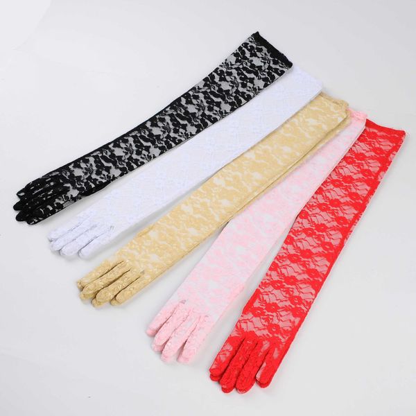 women's long 55cm lace gloves bridal wedding elegant opera party wedding tea party ball gloves, White
women's long 55cm lace gloves bridal wedding elegant opera party wedding tea party ball gloves, White