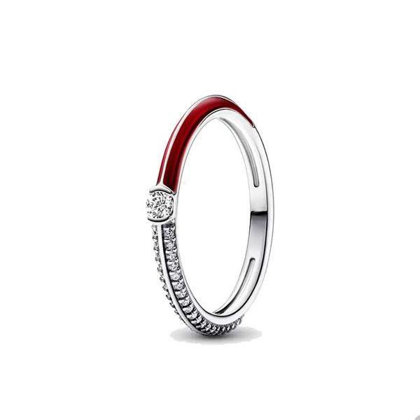 925 sterling silver stacking ring for pandora me pave red dual rings designer jewelry for women men crystal diamond couple ring with origina, Slivery;golden
925 sterling silver stacking ring for pandora me pave red dual rings designer jewelry for women men crystal diamond couple ring with origina, Slivery;golden