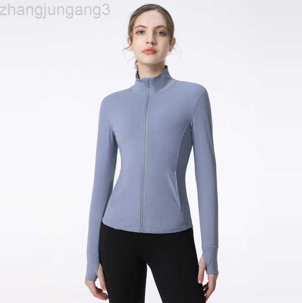 designer fashion nude long sleeve quick drying fitness running yoga coat zipper sports blouse women lululemens women, Black;brown
designer fashion nude long sleeve quick drying fitness running yoga coat zipper sports blouse women lululemens women, Black;brown