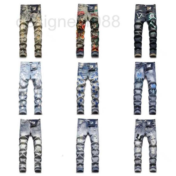 designer mens jeans for men mens european jean hombre pants trousers biker embroidery ripped trend cotton fashion cargo black hip29-38 aue7, Blue
designer mens jeans for men mens european jean hombre pants trousers biker embroidery ripped trend cotton fashion cargo black hip29-38 aue7, Blue