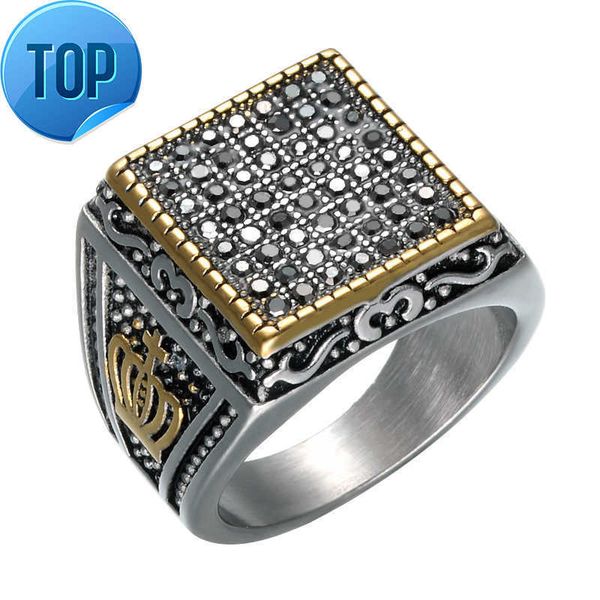 customized stainless steel black diamond wedding ring luxury black stone men gold ring, Silver
customized stainless steel black diamond wedding ring luxury black stone men gold ring, Silver