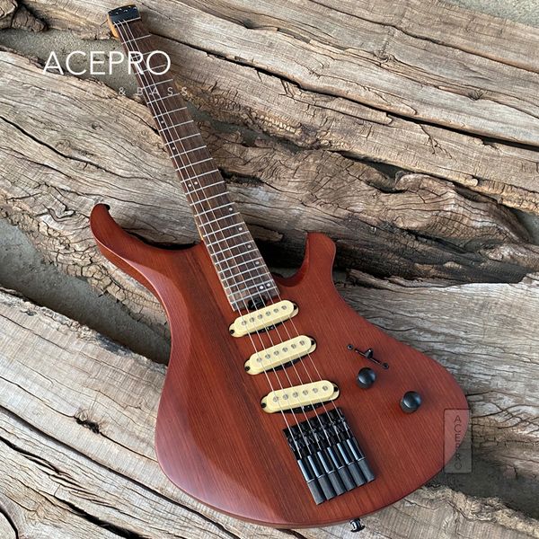 acepro headless electric guitar satin brown ash body roast maple neck black hardware 3 single pickups hiqh quality ing
acepro headless electric guitar satin brown ash body roast maple neck black hardware 3 single pickups hiqh quality ing