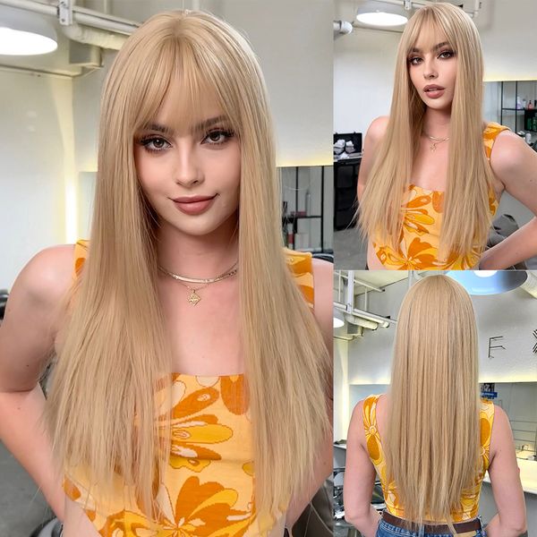 light blonde long straight synthetic wigs cosplay hair wig with bangs party daily heat resistant wig for womenfactory direct, Black
light blonde long straight synthetic wigs cosplay hair wig with bangs party daily heat resistant wig for womenfactory direct, Black