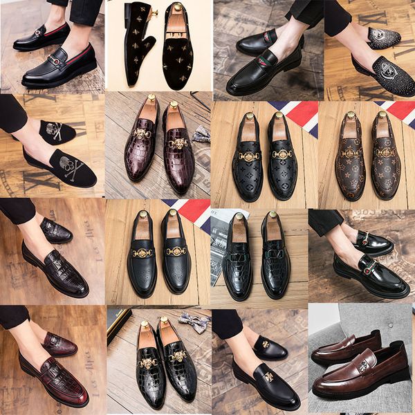 luxury brand designer horsebit leffer shoes men hand embroidery vintage bee casual shoes gentleman formal business shoes, Black
luxury brand designer horsebit leffer shoes men hand embroidery vintage bee casual shoes gentleman formal business shoes, Black