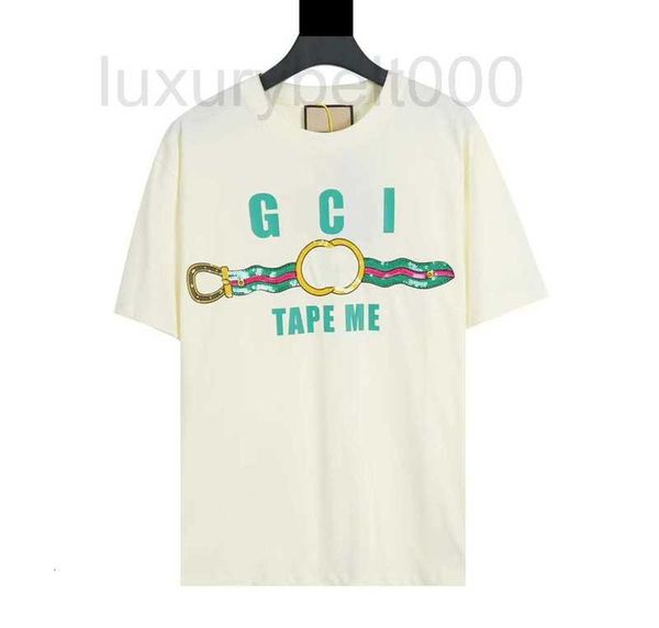 men's t-shirts designer 2023 new belt embroidery casual versatile round neck loose and breathable short sleeves for men women yt6i, White;black
men's t-shirts designer 2023 new belt embroidery casual versatile round neck loose and breathable short sleeves for men women yt6i, White;black