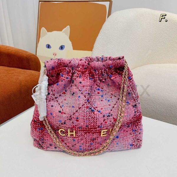 shopping totes designer 22a vintage women bags solid color woolen bag large capacity handbag golden pendant chain c
shopping totes designer 22a vintage women bags solid color woolen bag large capacity handbag golden pendant chain c