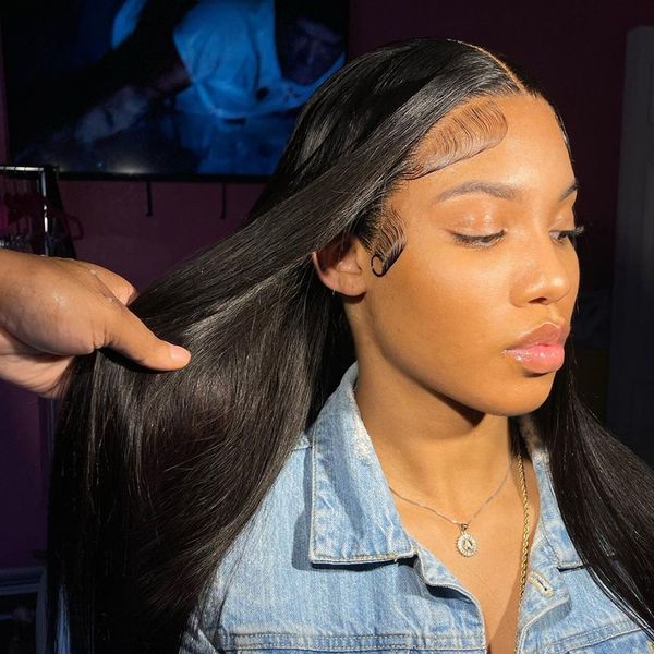 13x4 bone straight lace front wigs for women human hair 30 34 inch 13x6 hd transparent brazilian pre plucked lace frontal wig, Black;brown
13x4 bone straight lace front wigs for women human hair 30 34 inch 13x6 hd transparent brazilian pre plucked lace frontal wig, Black;brown
