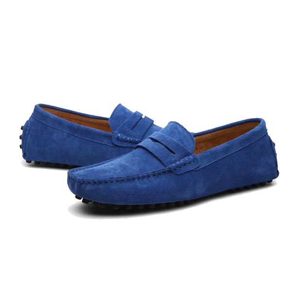 men's shoes fashionable and classic casual fit pea shoes 09, Black