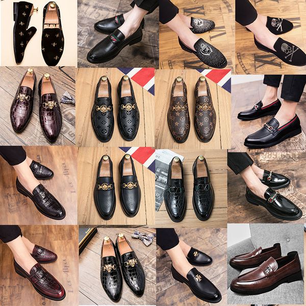 luxury brand crocodile print glossy leather shoes brogue tiger head leffer shoes men party bcasual shoes gentleman formal business shoes, Black
luxury brand crocodile print glossy leather shoes brogue tiger head leffer shoes men party bcasual shoes gentleman formal business shoes, Black