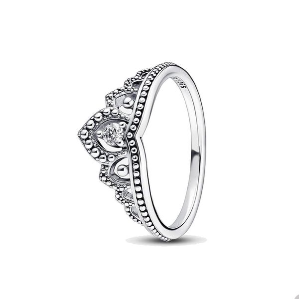 regal beaded tiara ring for pandora authentic sterling silver crown rings designer jewelry for women girls crystal diamond wedding gift ring, Slivery;golden
regal beaded tiara ring for pandora authentic sterling silver crown rings designer jewelry for women girls crystal diamond wedding gift ring, Slivery;golden