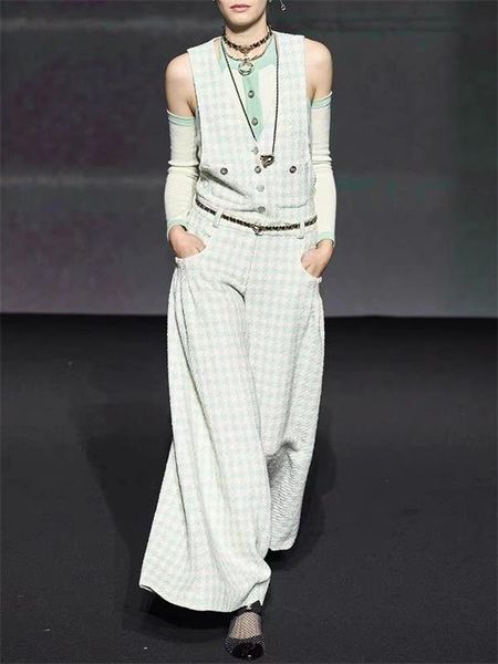 chan 2023 new brand women's trousers tweed jumpsuit women capri cargo pants yoga wide leg trendy casual cccc designer fashion grade tro, Black;white
chan 2023 new brand women's trousers tweed jumpsuit women capri cargo pants yoga wide leg trendy casual cccc designer fashion grade tro, Black;white