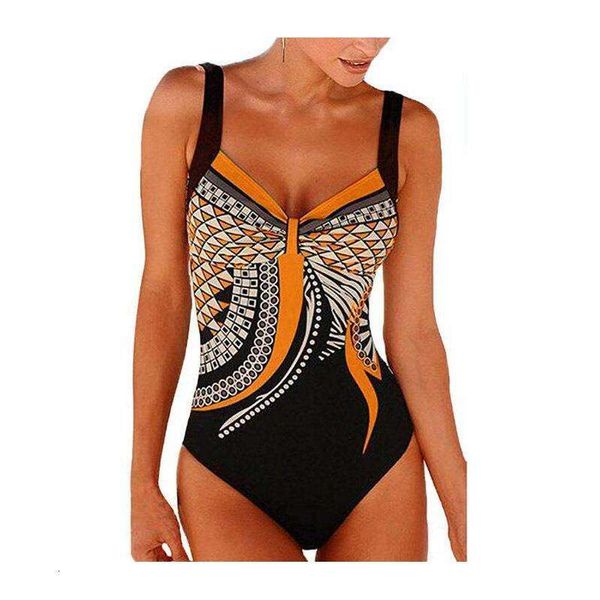 suspender vintage printed one piece swimsuit women backless triangle swimwear, White;black
suspender vintage printed one piece swimsuit women backless triangle swimwear, White;black