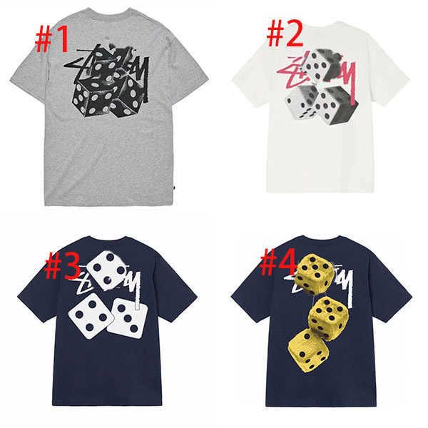 23 new shirt stu collection pure cotton t ice cream short sleeve billiards dice swift game couple fashion loose and versatile tshirt 6 xyq8, White;black
23 new shirt stu collection pure cotton t ice cream short sleeve billiards dice swift game couple fashion loose and versatile tshirt 6 xyq8, White;black