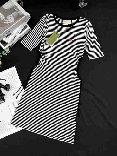 basic & casual dresses designer summer new pure lust style simple fashion spicy girl stripe letter embroidery decoration knitted dress 0qmf, Black;gray
basic & casual dresses designer summer new pure lust style simple fashion spicy girl stripe letter embroidery decoration knitted dress 0qmf, Black;gray