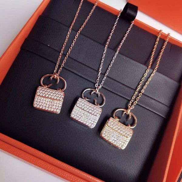 designer handbag pendant necklace with full diamond h letter rose gold brand jewelry and accessories for valentine's day gifts ladies a, Golden;silver
designer handbag pendant necklace with full diamond h letter rose gold brand jewelry and accessories for valentine's day gifts ladies a, Golden;silver