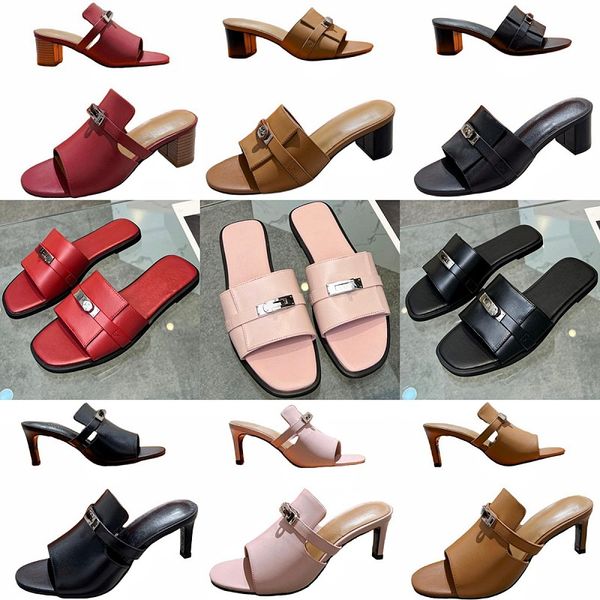 leather buckle slippers luxury designer sandals women's classic platform shoes fashion high heels outdoor comfort beach shoes summer ne, Black
leather buckle slippers luxury designer sandals women's classic platform shoes fashion high heels outdoor comfort beach shoes summer ne, Black