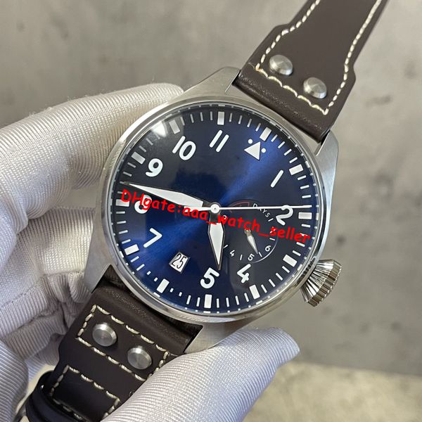 luxury mens pilot watches 43mm blue dial big crown mechanical automatic movement brown leather strap sapphire luminous men's sport wris, Slivery;brown
luxury mens pilot watches 43mm blue dial big crown mechanical automatic movement brown leather strap sapphire luminous men's sport wris, Slivery;brown