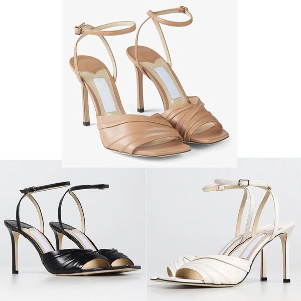 summer basil sandals luxury nappa leather pleated fine ankle buckle square toe high heels modern elegant women's wedding evening dress, Black
summer basil sandals luxury nappa leather pleated fine ankle buckle square toe high heels modern elegant women's wedding evening dress, Black