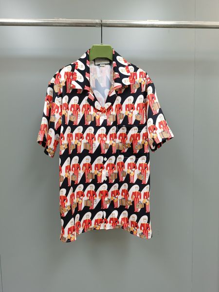 2023 fall and winter new fashions mens luxury designer beautiful printing shirts ~ us size shirts ~ mens designer button short sleeve shirts, White;black
2023 fall and winter new fashions mens luxury designer beautiful printing shirts ~ us size shirts ~ mens designer button short sleeve shirts, White;black