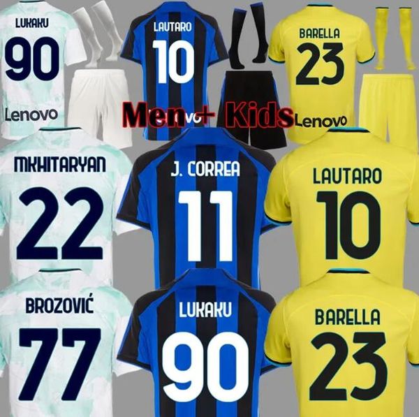 lukaku soccer jerseys 22 23 football shirt barella correa inters dzeko giroud ibrahimovic lautaro milans theo brahim 2023 uniforms men kids, Black;yellow
lukaku soccer jerseys 22 23 football shirt barella correa inters dzeko giroud ibrahimovic lautaro milans theo brahim 2023 uniforms men kids, Black;yellow