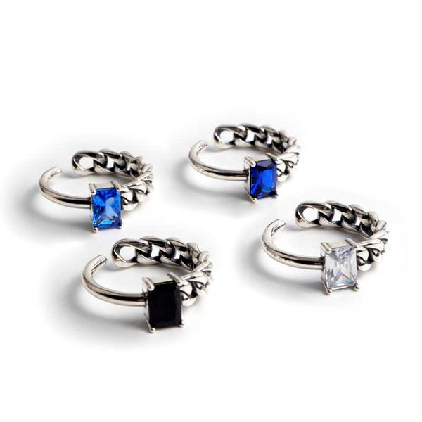 pure 925 adjustable sterling silver jewelry black/blue/white zircon diamond ring square-cut black cz link chain silver
pure 925 adjustable sterling silver jewelry black/blue/white zircon diamond ring square-cut black cz link chain silver
