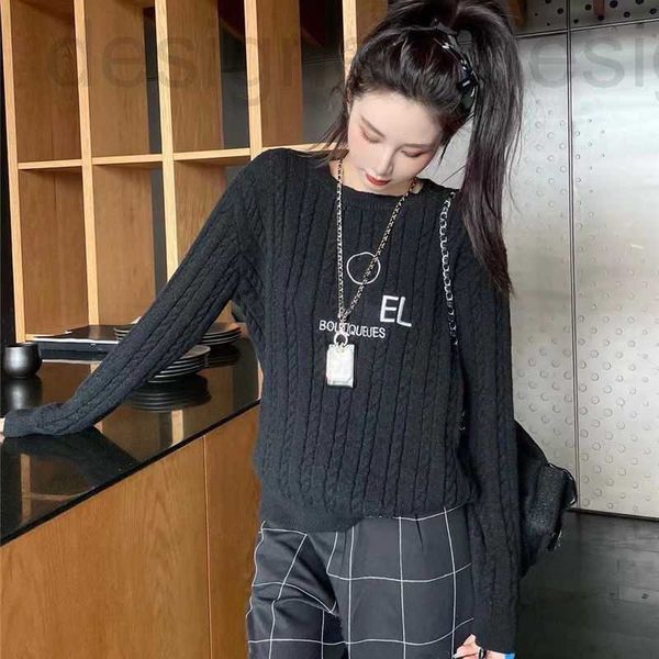 women's sweaters designer design women classic letter embroidery knits winter warm sweater loose pullover leisure clothing fashion app, White;black
women's sweaters designer design women classic letter embroidery knits winter warm sweater loose pullover leisure clothing fashion app, White;black