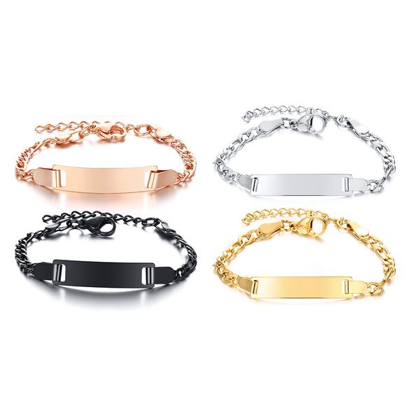 stainless steel bracelet diy blank chain bracelet for men fashion accessories custom, Black
stainless steel bracelet diy blank chain bracelet for men fashion accessories custom, Black