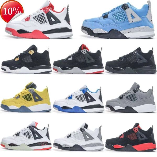 kids shoes 4 basketball 4s baby shoe designer black cat sneakers toddler boys children red cement military trainers kid youth infants gi
kids shoes 4 basketball 4s baby shoe designer black cat sneakers toddler boys children red cement military trainers kid youth infants gi